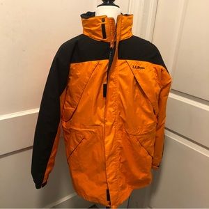 Ll bean youth winter snow ski double lined coat size xl 18-20
